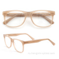 Eyewear Vintage Hight Quarte Women Spectacles Eco Friendly Optical Acetate Glases Rames